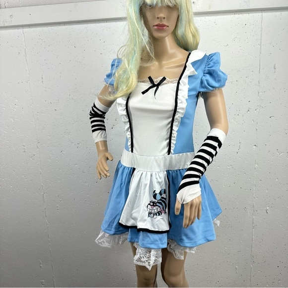 California Costume Tween Large Adult Small Alice In Wonderland Costume &… - Picture 10 of 16